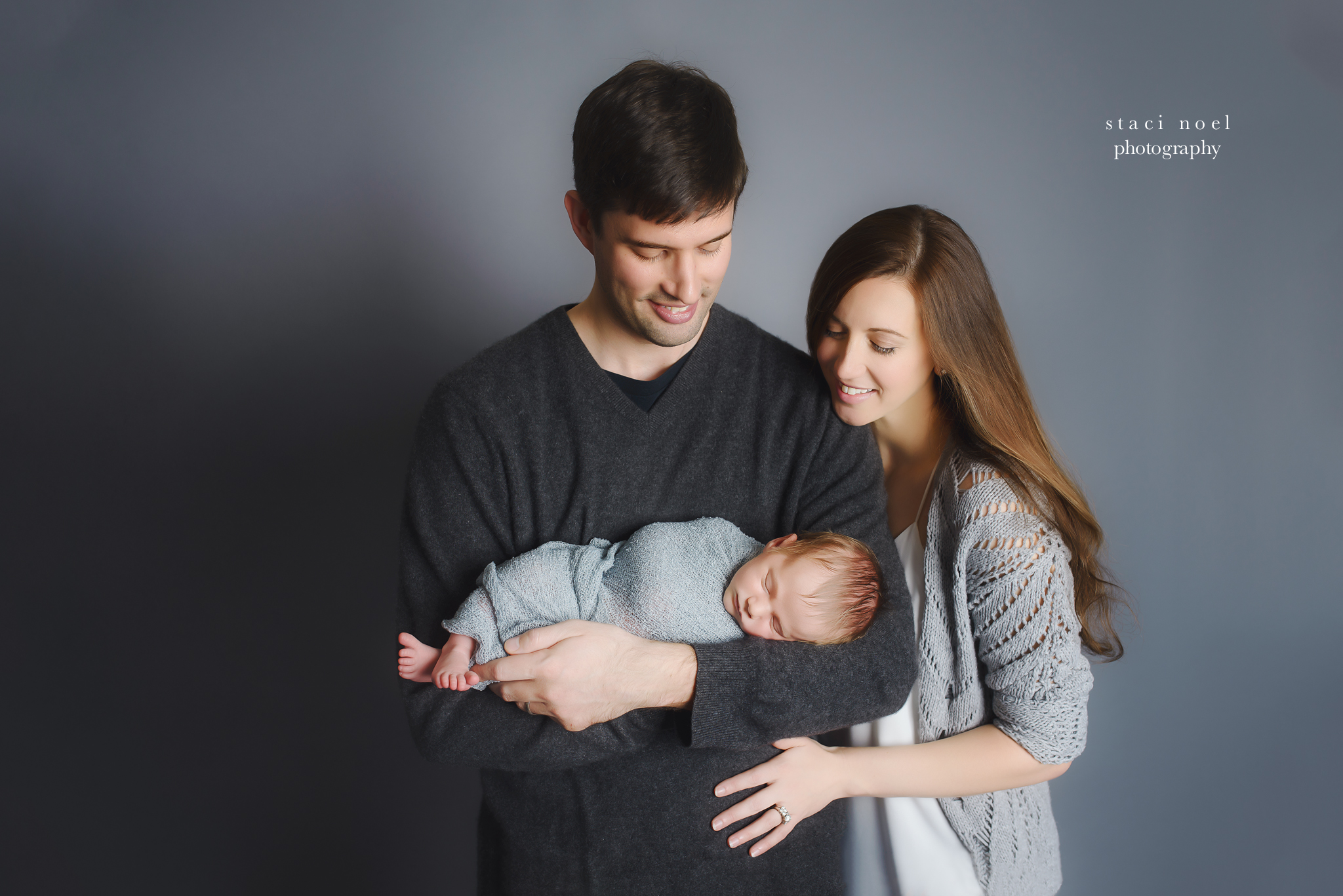charlotte newborn with family photography