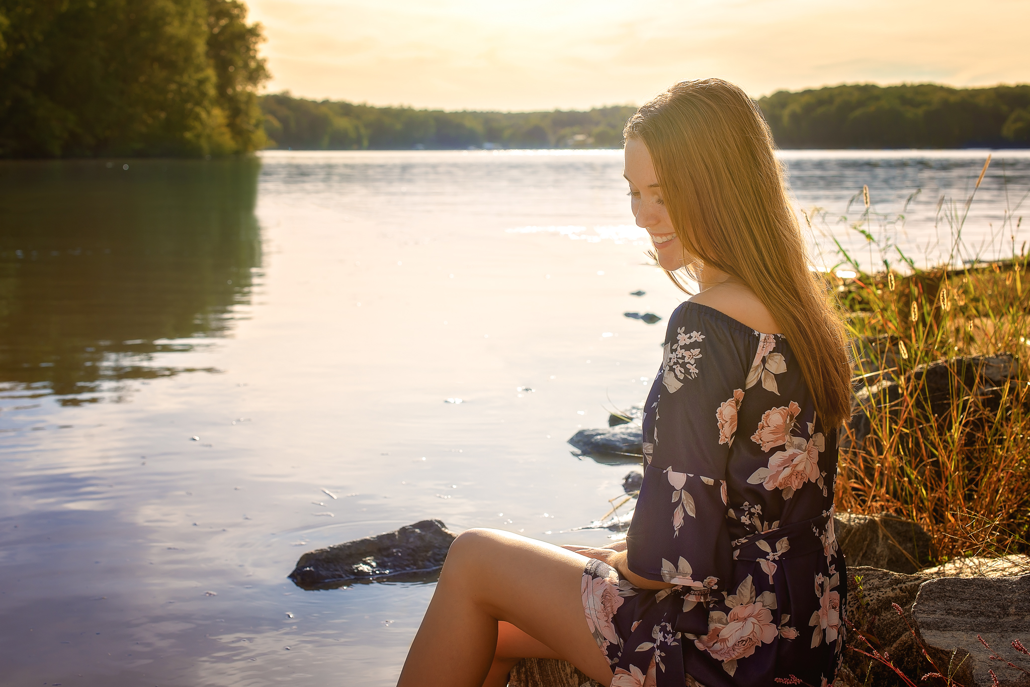 Harrisburg nc senior hickory ridge senior portrait