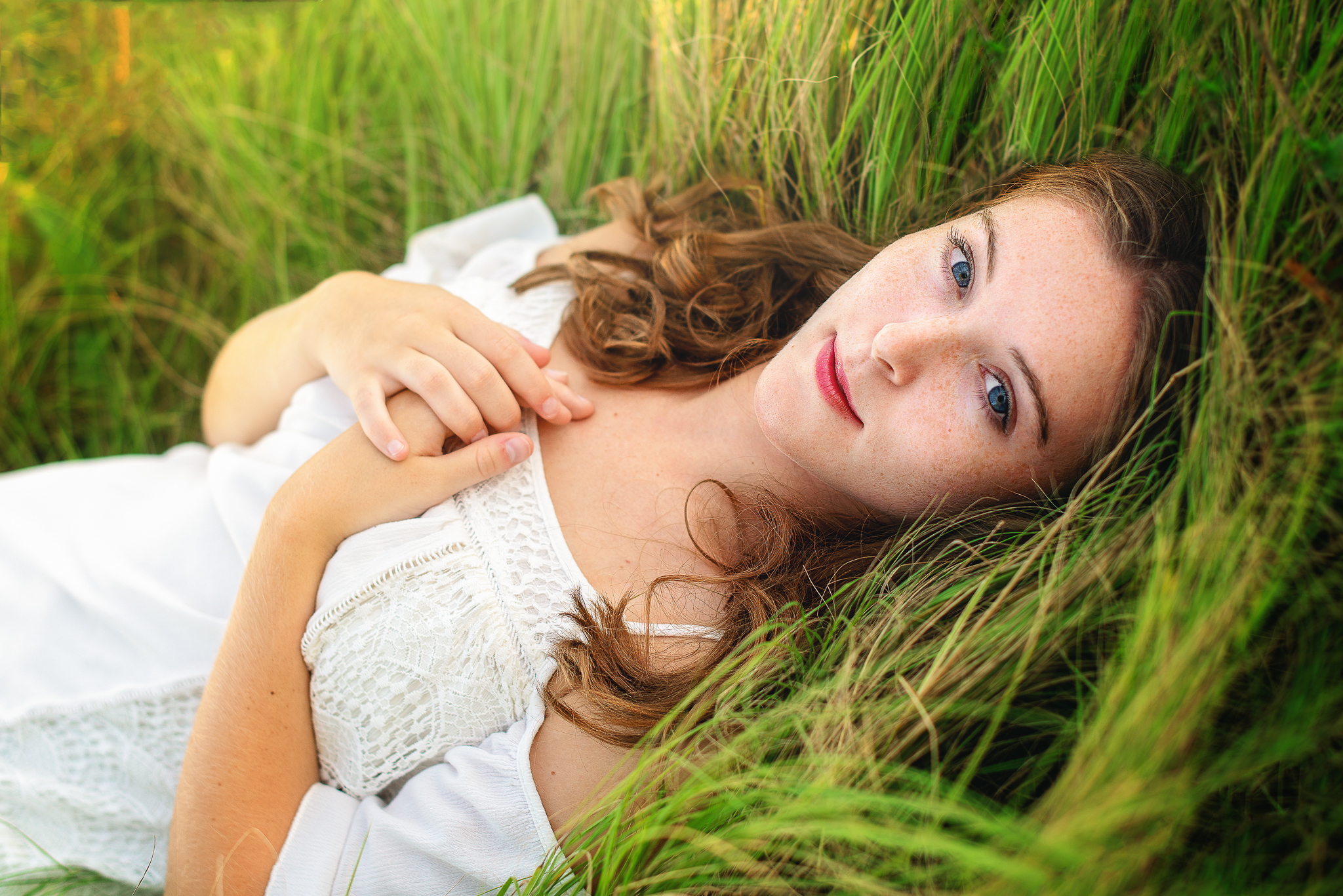 Harrisburg nc senior hickory ridge senior portrait