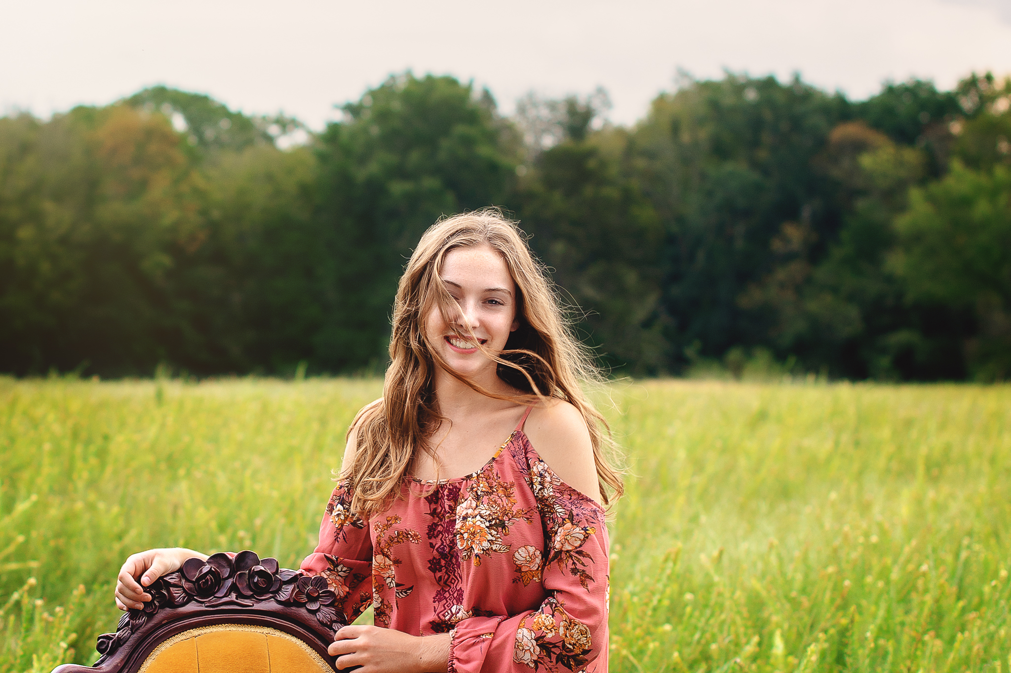 Harrisburg nc senior hickory ridge senior portrait