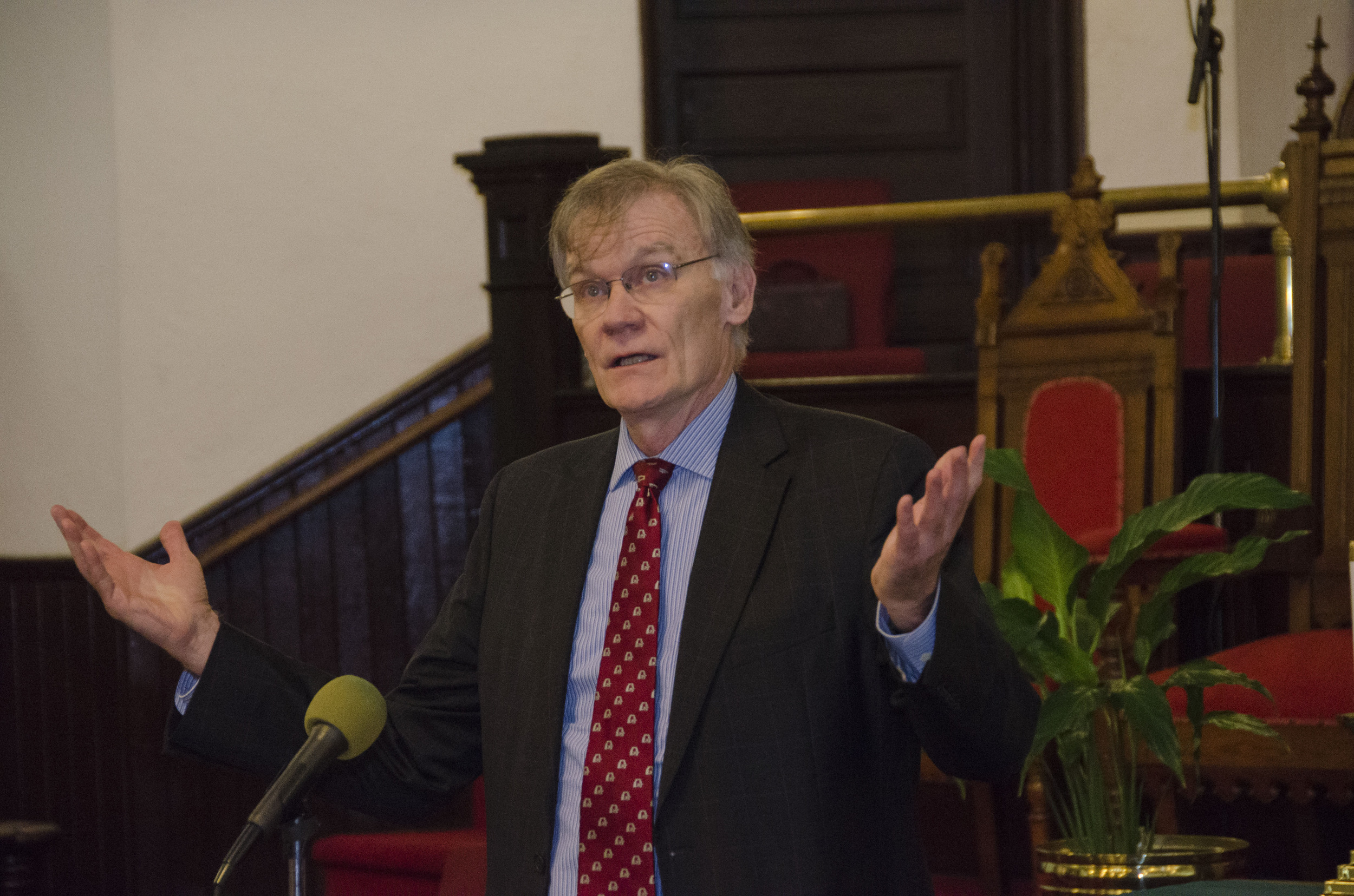 David Blight speaking at St. John AME Church in Raleigh, NC on 10/1/2015.