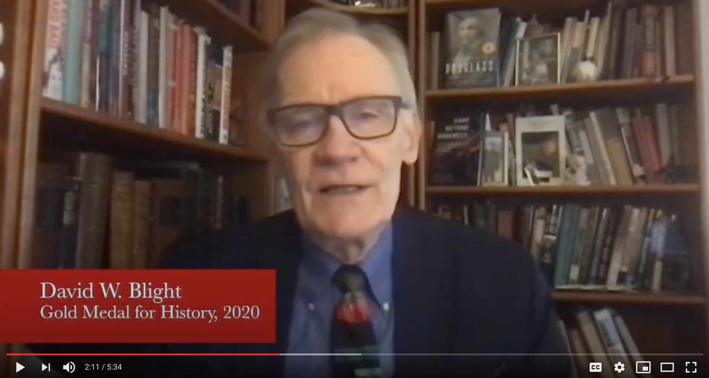 American Academy of Arts and Letters 2020 Gold Medal in History