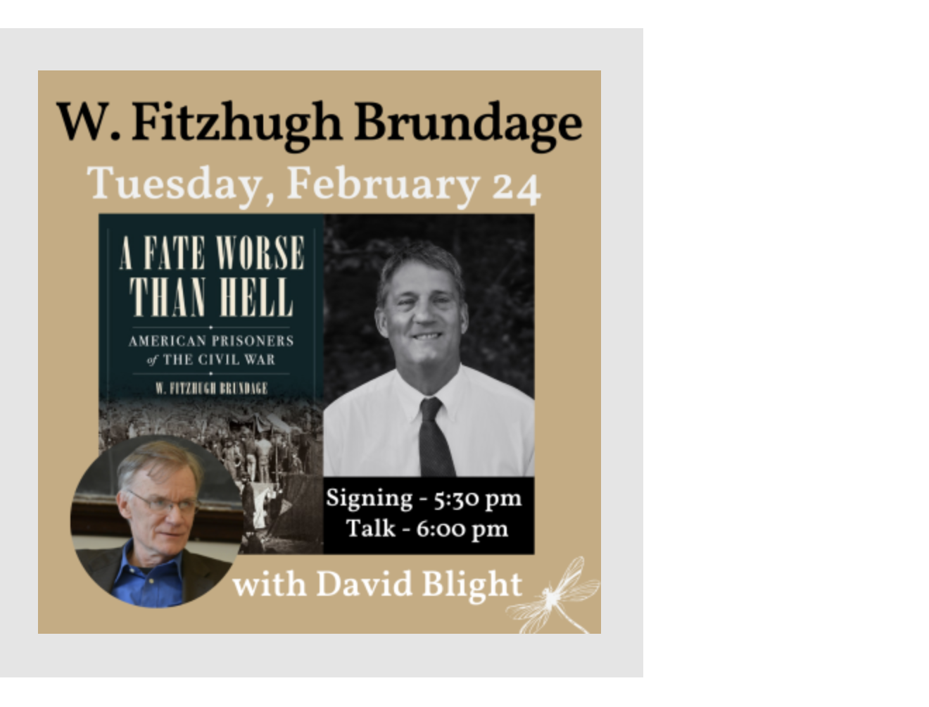 Book Talk with W. Fitzhugh Brundage 