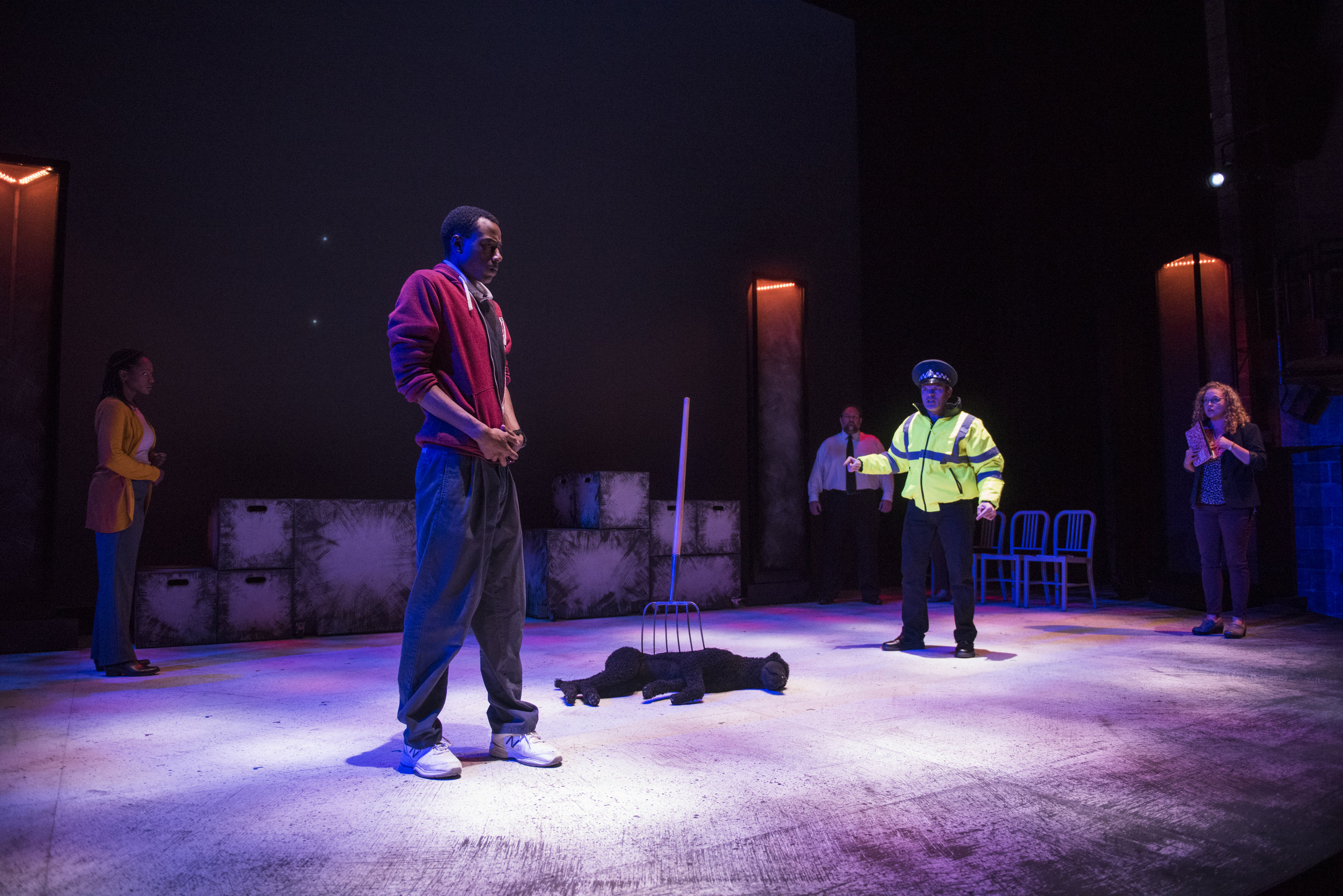The Curious Incident of the Dog in the Night-Time, Steppenwolf Theatre, directed by Jonathan Berry. Photo by Michael Brosilow.