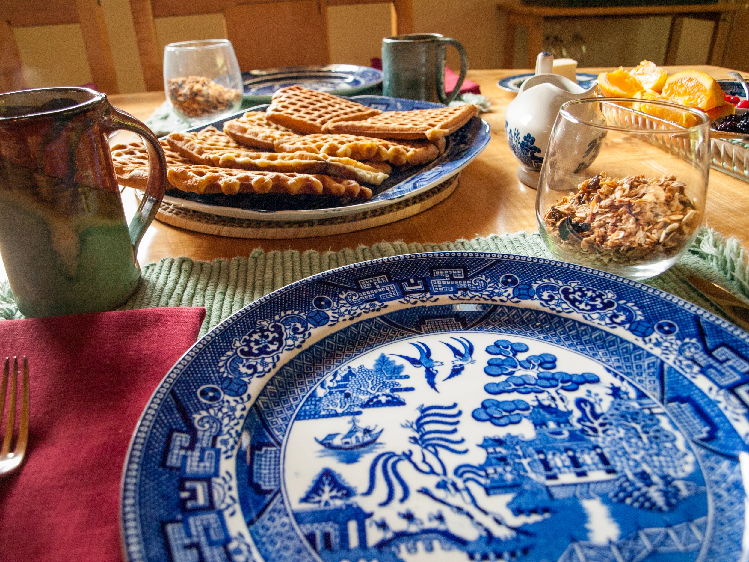  There are plenty of selections for breakfast to fit any need or appetite. 
