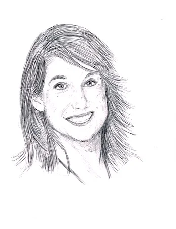 Alex Floyd, dancer/choreographer, drawn for Cavern of Whimsy #10.