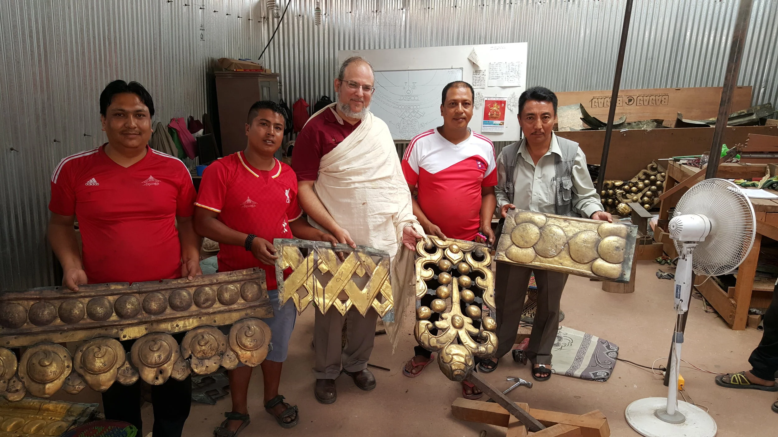With art elements and the repair crew