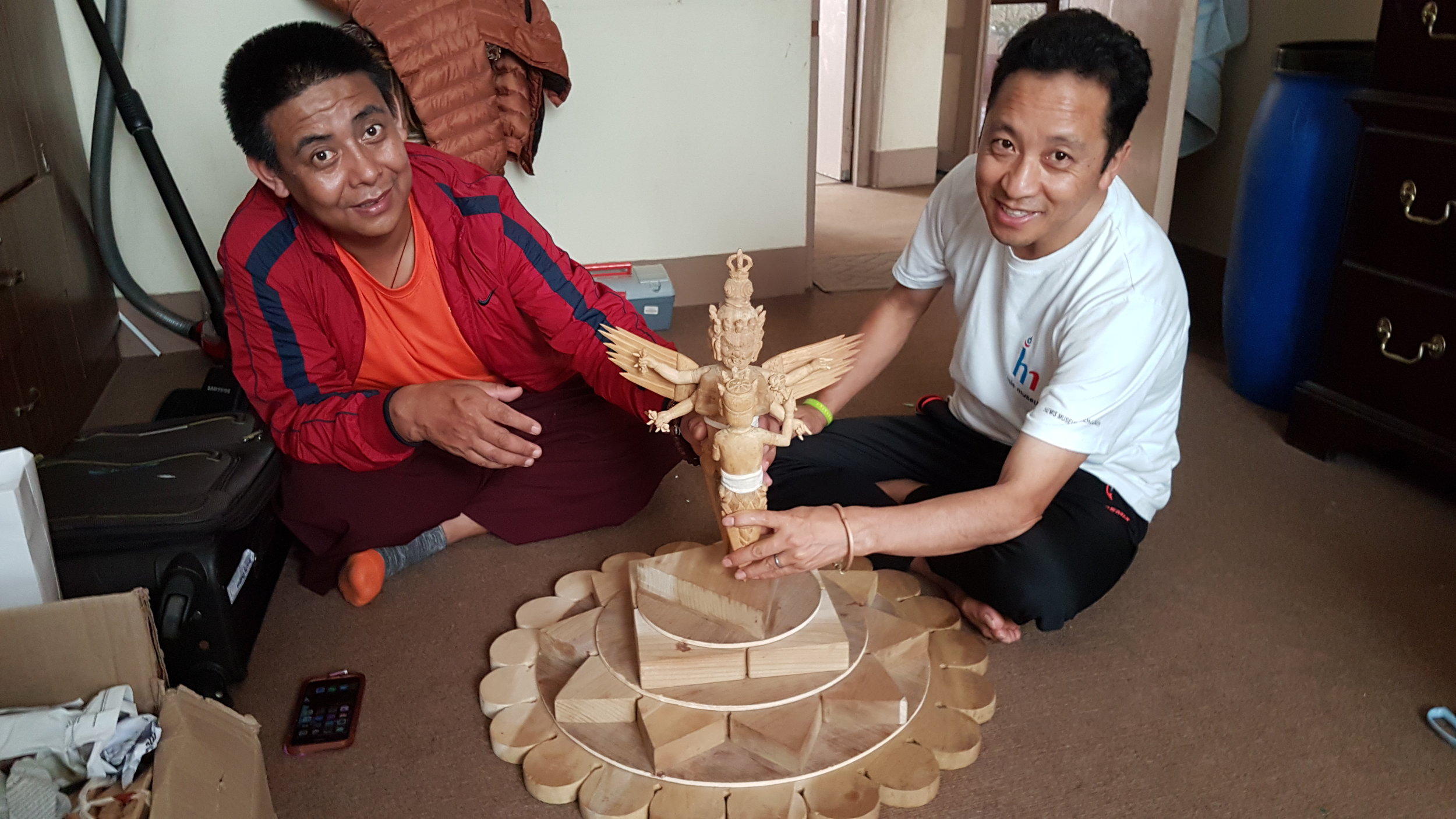 Lama Pema Thobchen and Amchi Sherab