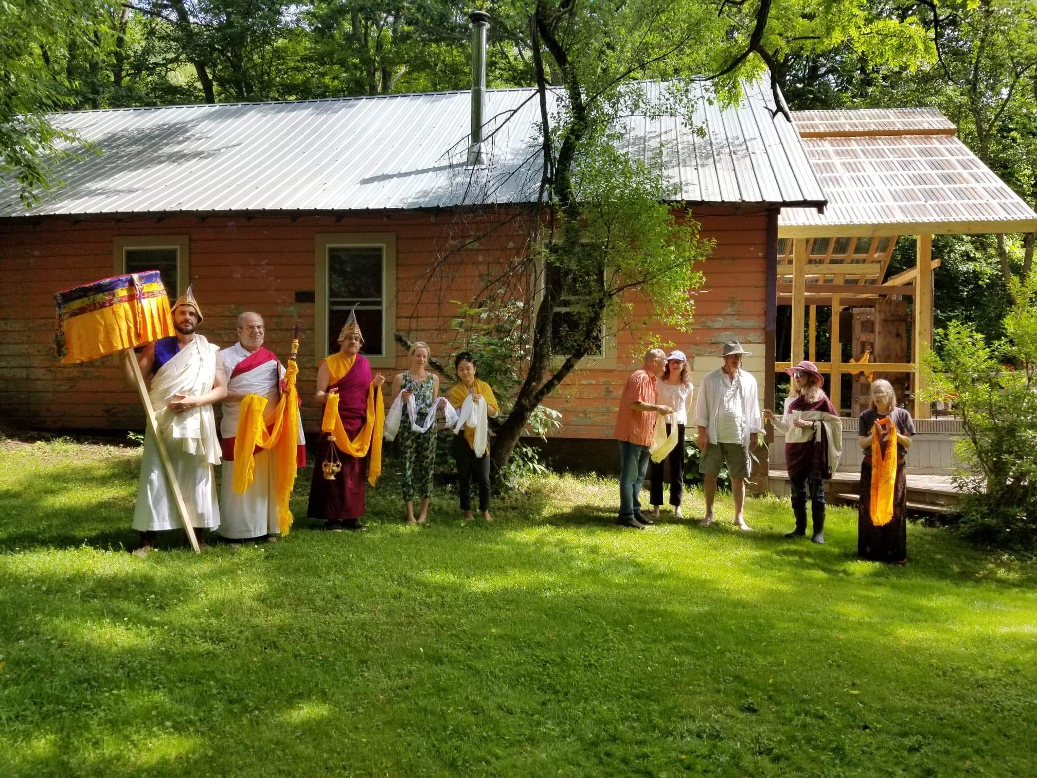 Awaiting HH Yangsi Dudjom Rinpoche