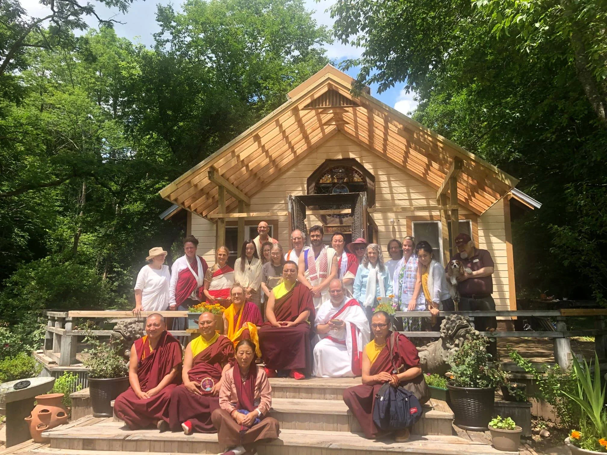 HH Yangsi Dudjom Pema Shepa Rinpoche at Bodhivastu’s Big Indian Meditation Retreat Center
