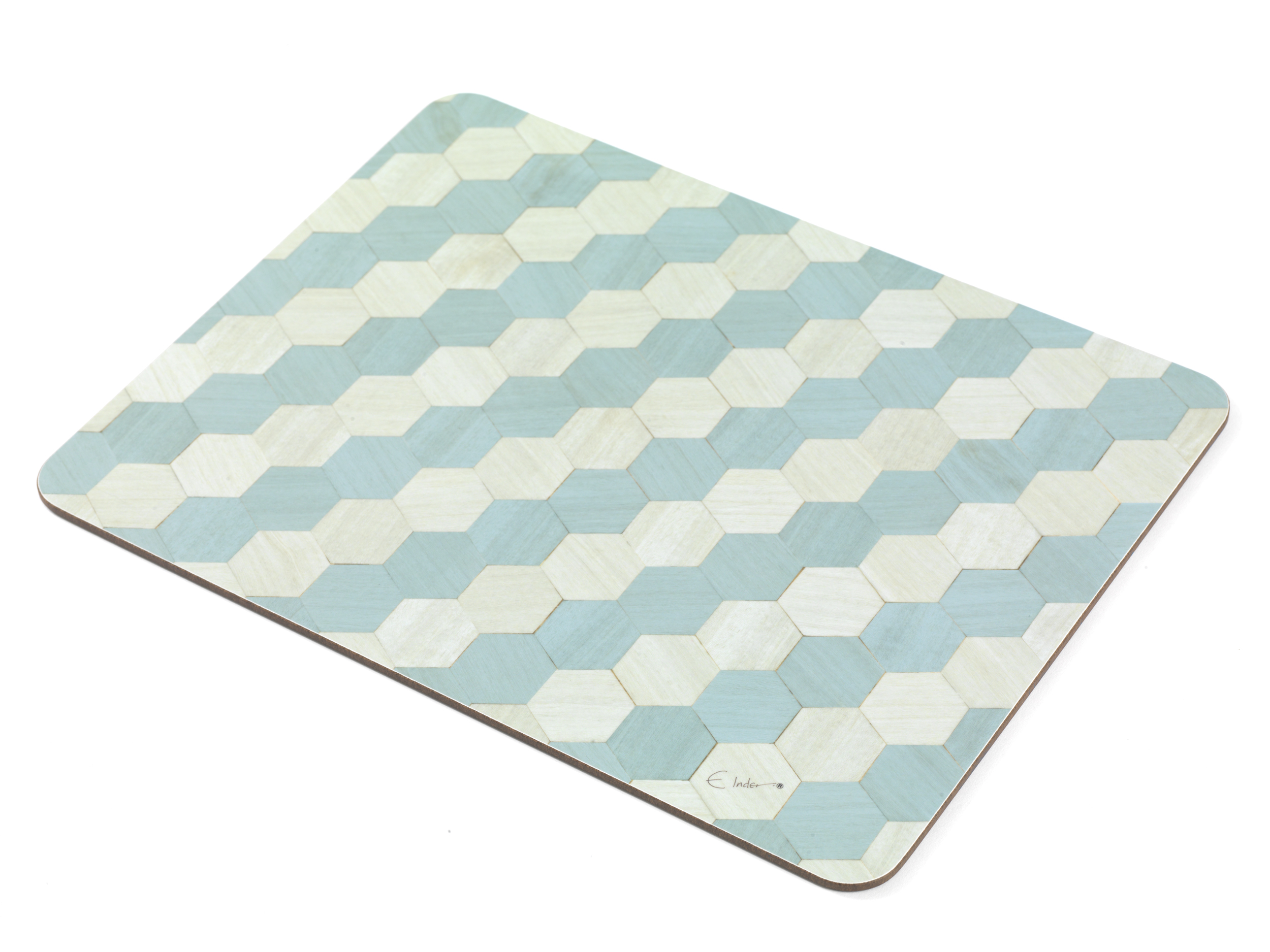 382 x 292 x 4.8mm 2 4 or 6 place mats Large table mats Duck Egg Blue Melamine Heat Resistant 160 degrees Sorrento Range Rectangle