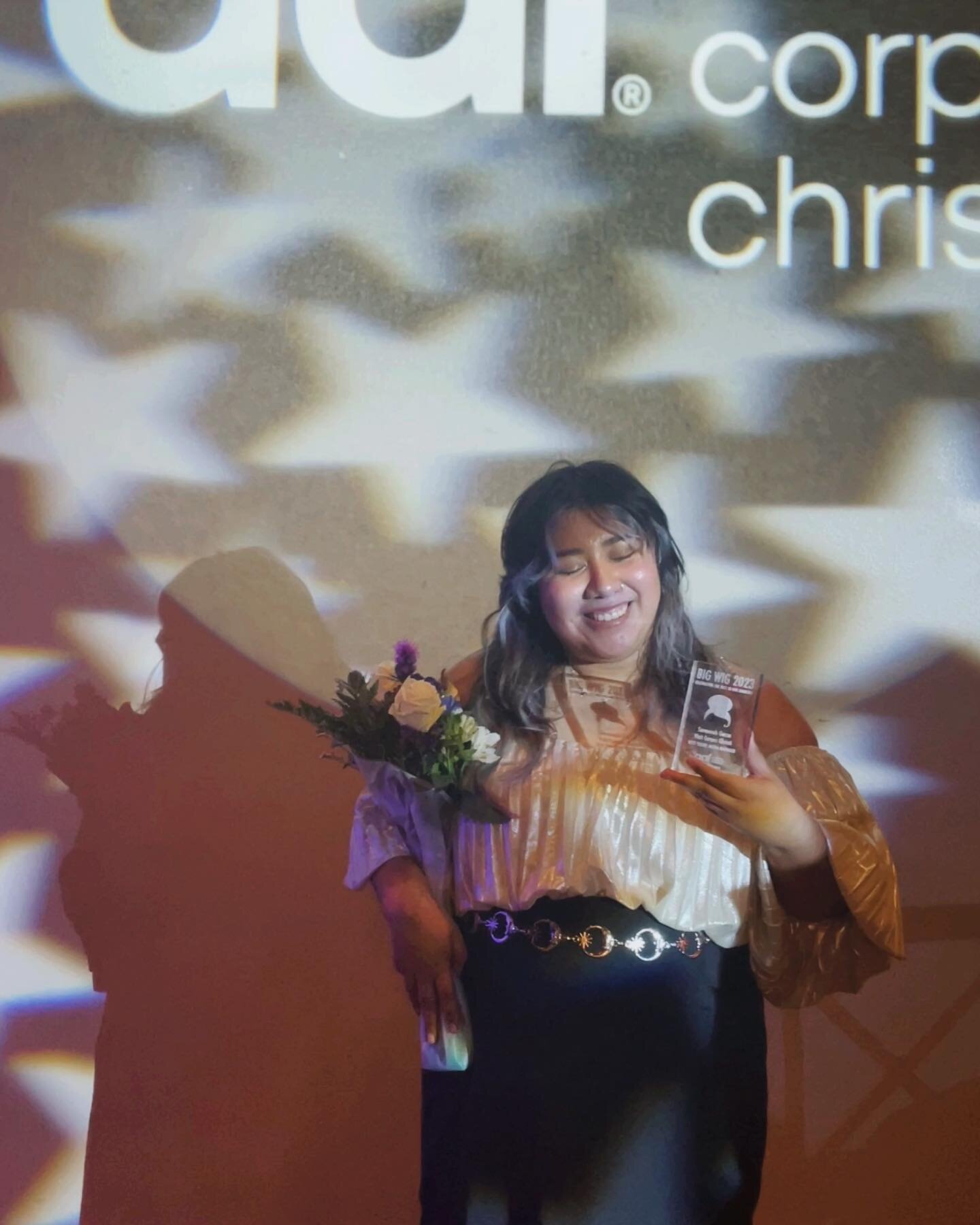 thank you corpus christi for voting for me 2 years in a row for best social media manager!! never thought my path in art & design would lead me to the land of content creation but I love what I do + love that I get to do it for @visitcorpuschrist