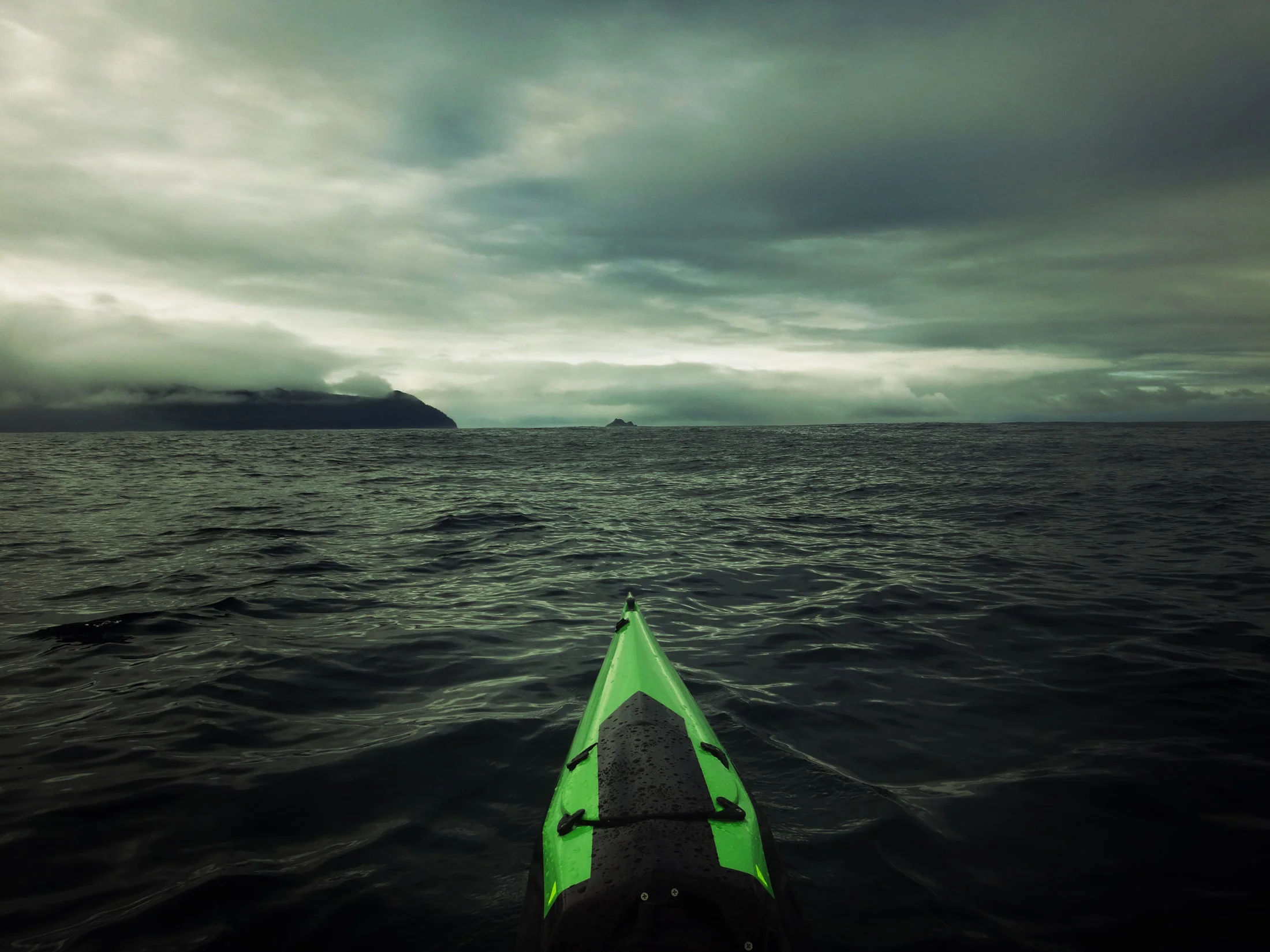 Brooks Peninsula and Solander Island in the distance. 