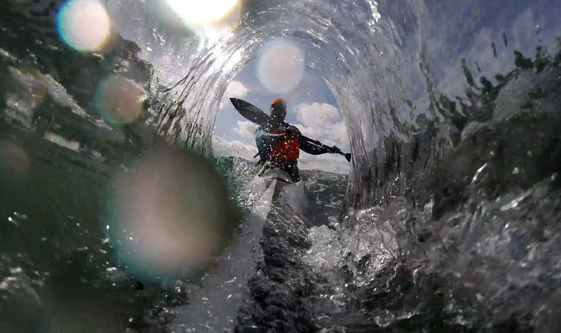 Barrels in a surfski? Kinda. 