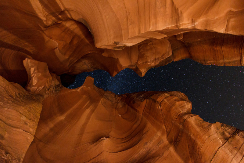 Antelope Canyon - Night Stars