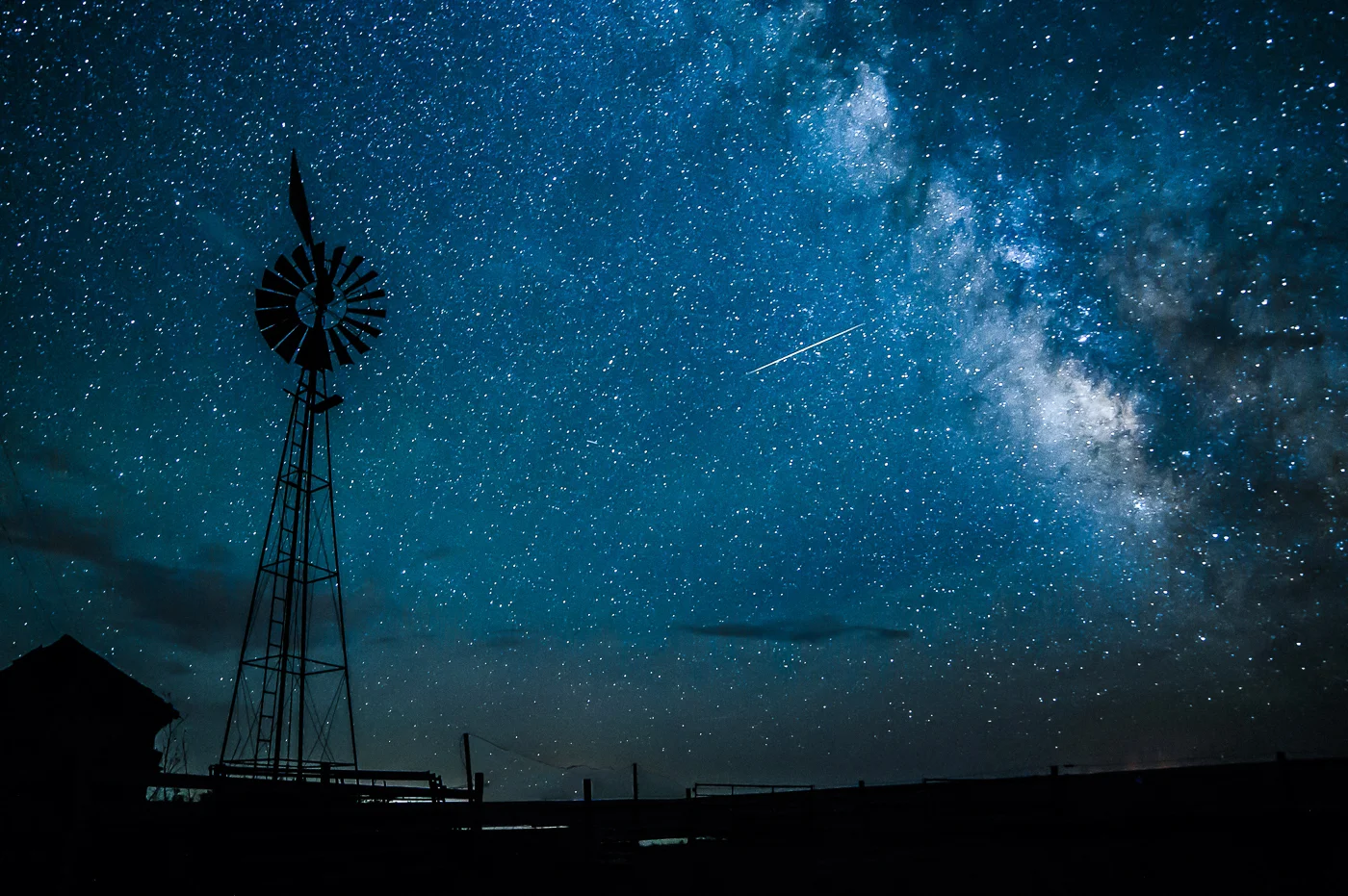 Cow Fan With Milky Way