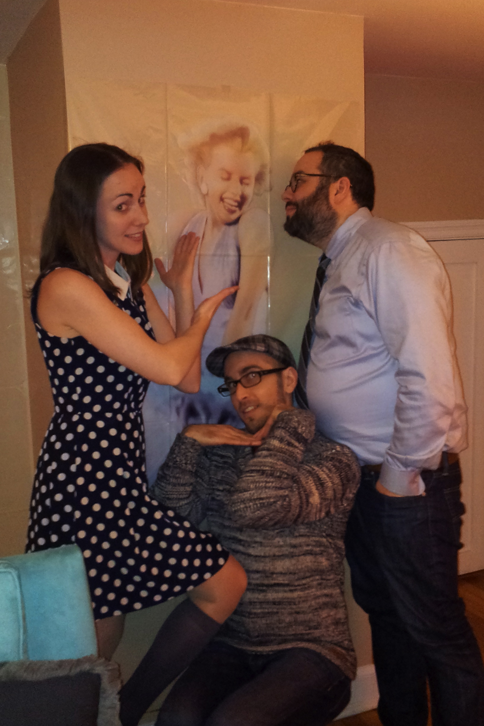 A 1950s Hollywood themed mystery party I hosted.