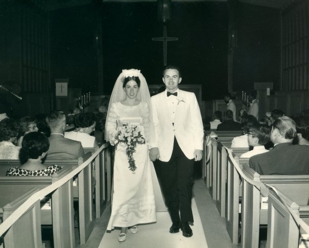 My parents' wedding day, the summer of 1969.