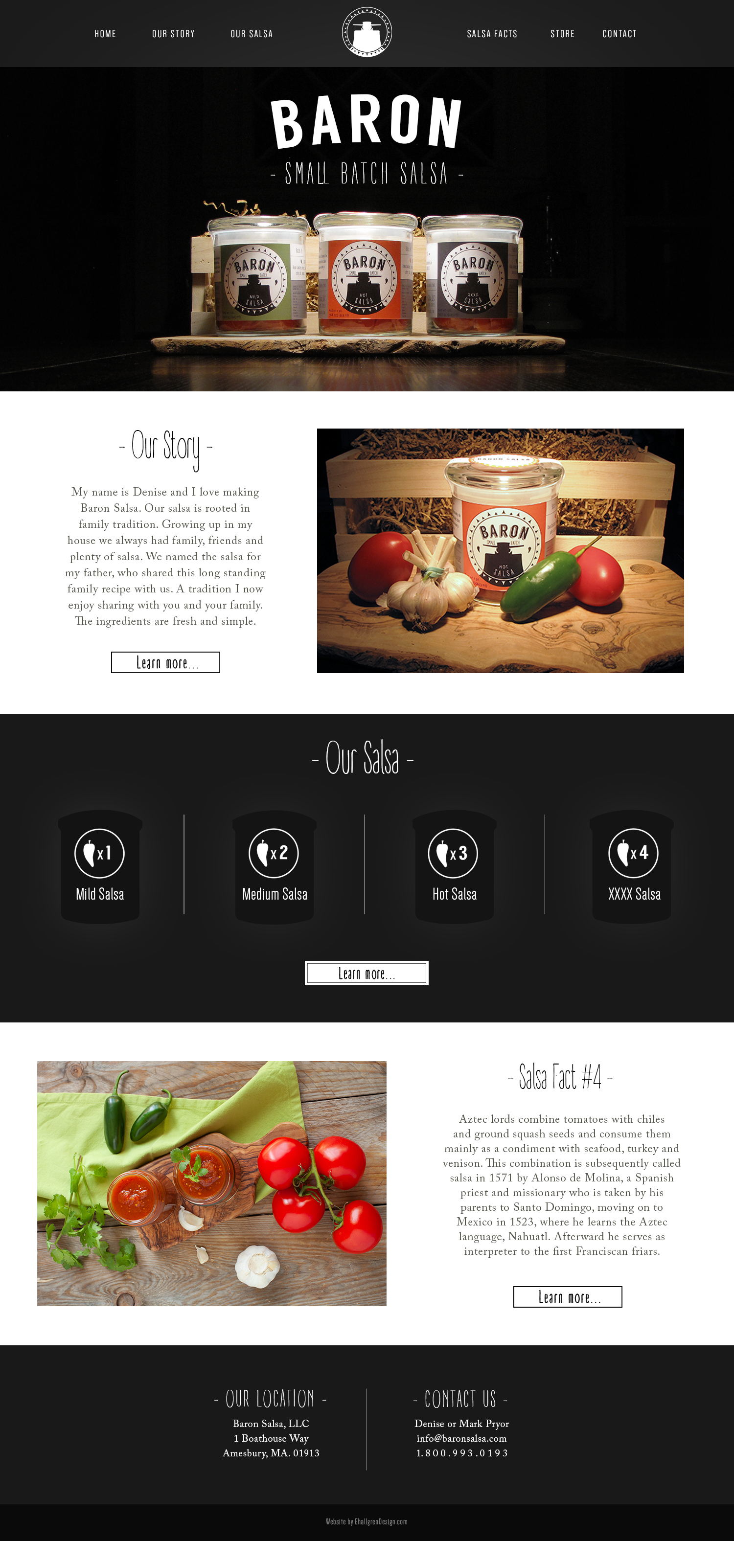 Baron Salsa Website