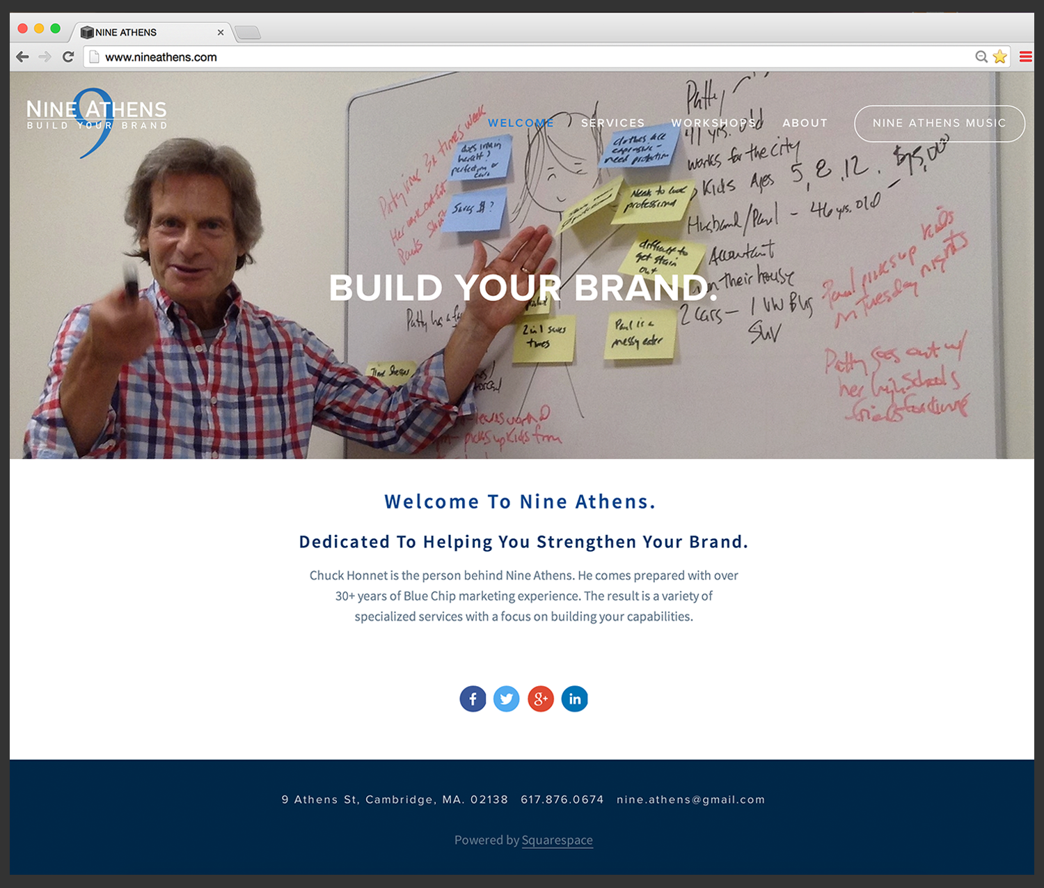 Nine Athens Website
