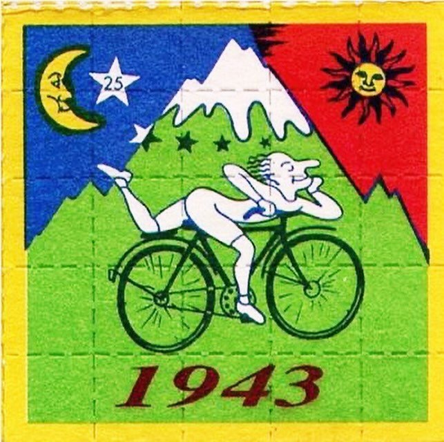 Happy Bicycle Day Everyone ✋🏼👁️🤚🏼 
 Enjoy Your Ride! 🚲 👅 
.
.
.
.
.
.
#bicycleday #instagood #photooftheday #love #adventure #alberthoffman #lsd #trip #friday #goodvibes #today