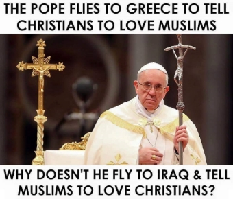 Somehow, many Christians think this is a loving meme.