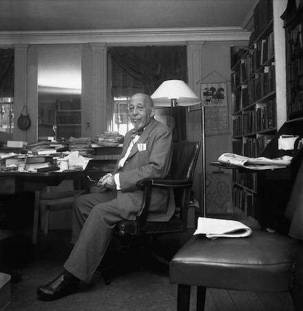 Author, sociologist, historian and civil rights activist W. E. B. Du Bois poses for a portrait at home in 1959 in New York City David Attie—Getty Images