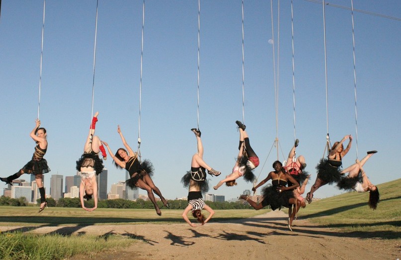Margaret Hunt Hill Bridge (Photography and Rope by Dallas Kink)