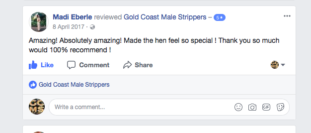 Gold Coast Male Strippers