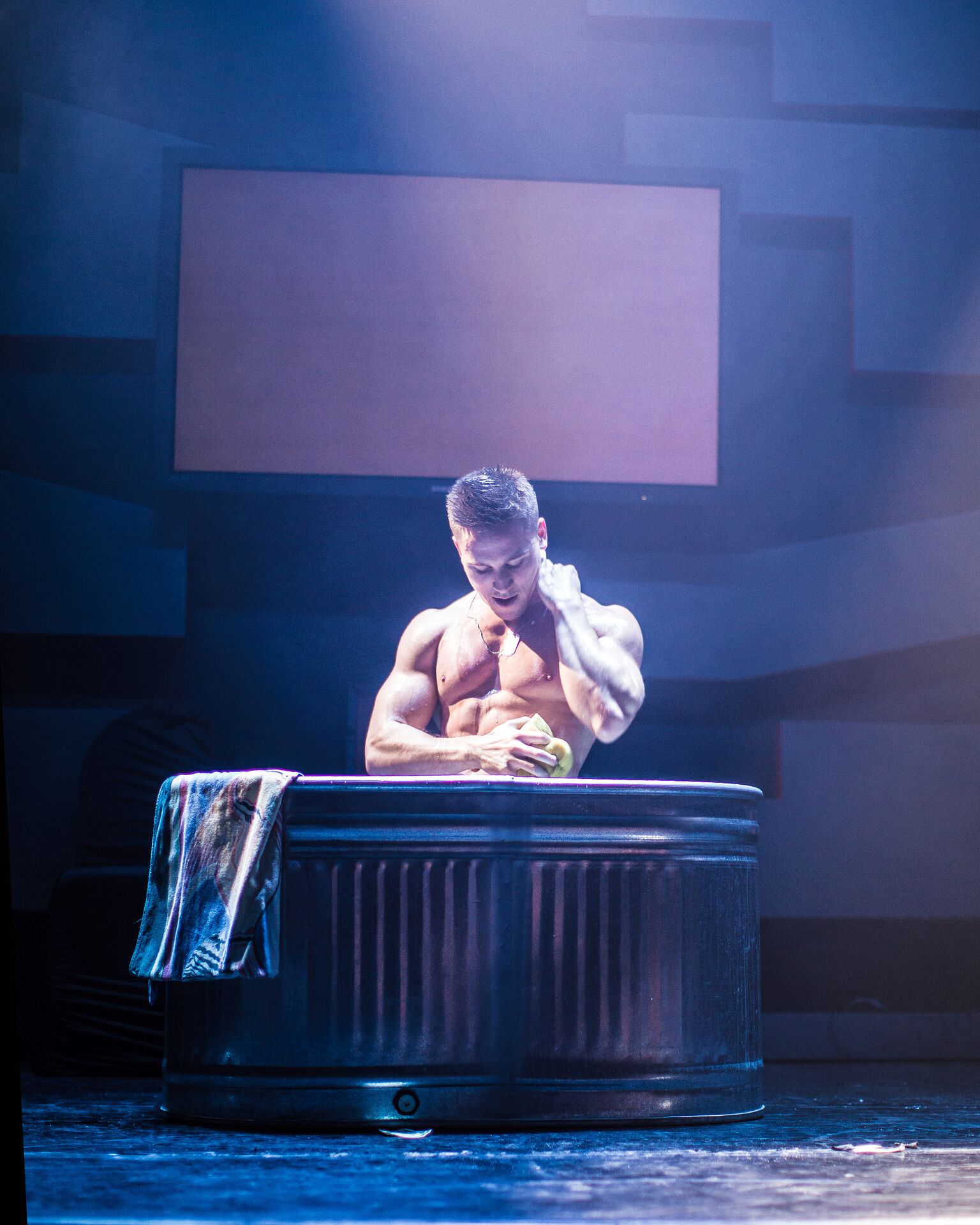Male stripper "Tommy Gun" performing in Las Vegas!