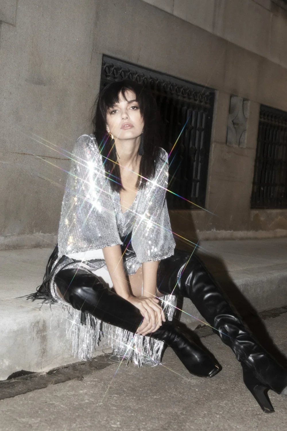 LAUREN AT NIGHT