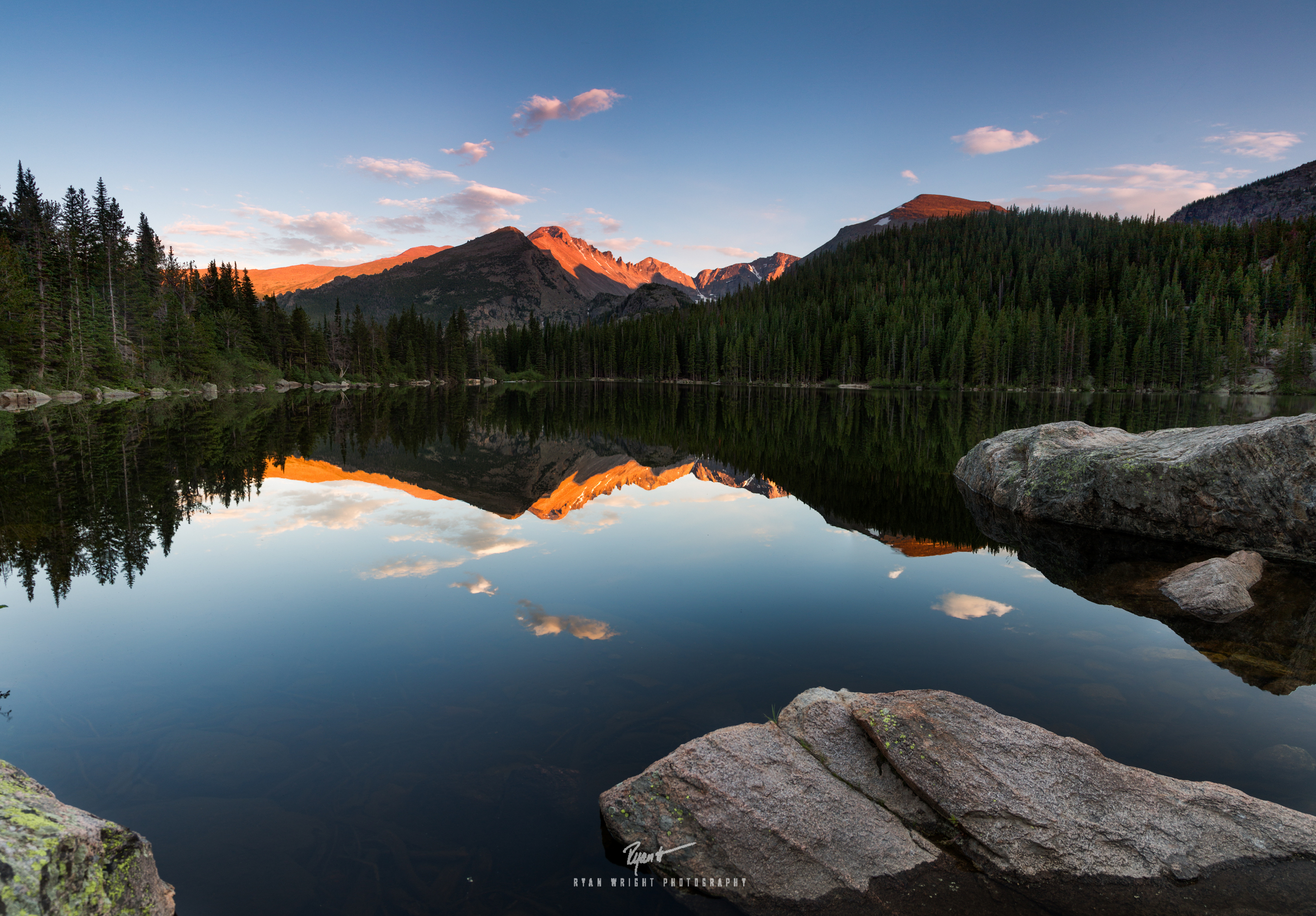 Bear Lake Sunset Rocky Mountain National Park Photographer