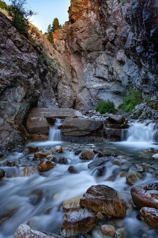Zapata falls feels like an oasis on a hot summer day