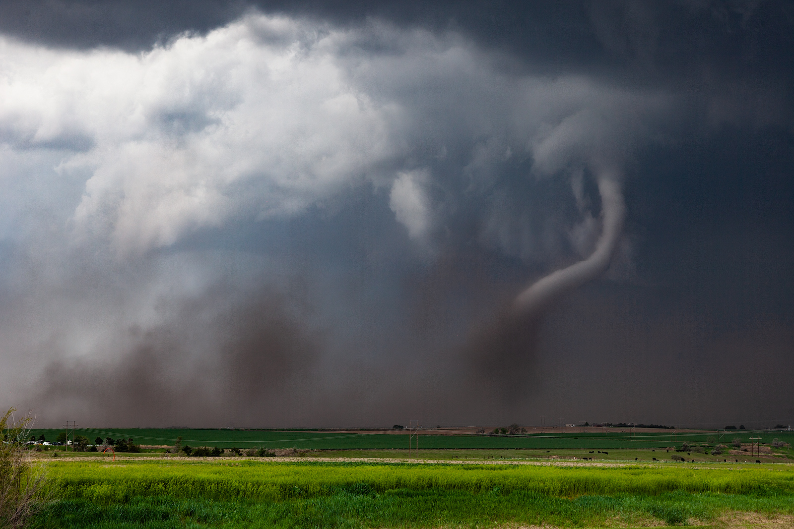 The McCook tornado roping out nearing the end of its life cycle on 5/17/19.