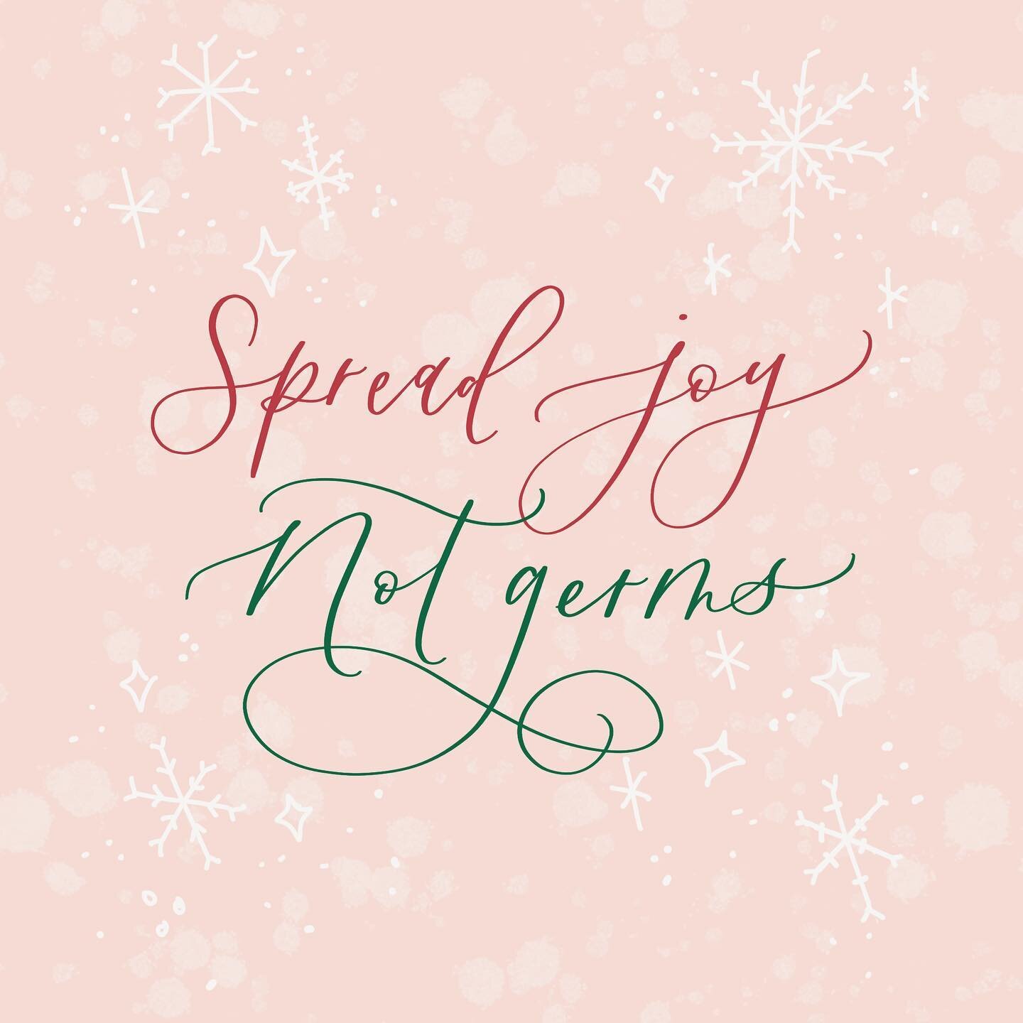 Wishing you and yours a safe and joyous holiday! If you&rsquo;re doing the difficult thing and staying home, maybe alone, know that I see you and I thank you, you could be saving a life! ❄️
.
#spreadjoy #washyourhands #christmas2020 #calligraphynerd 