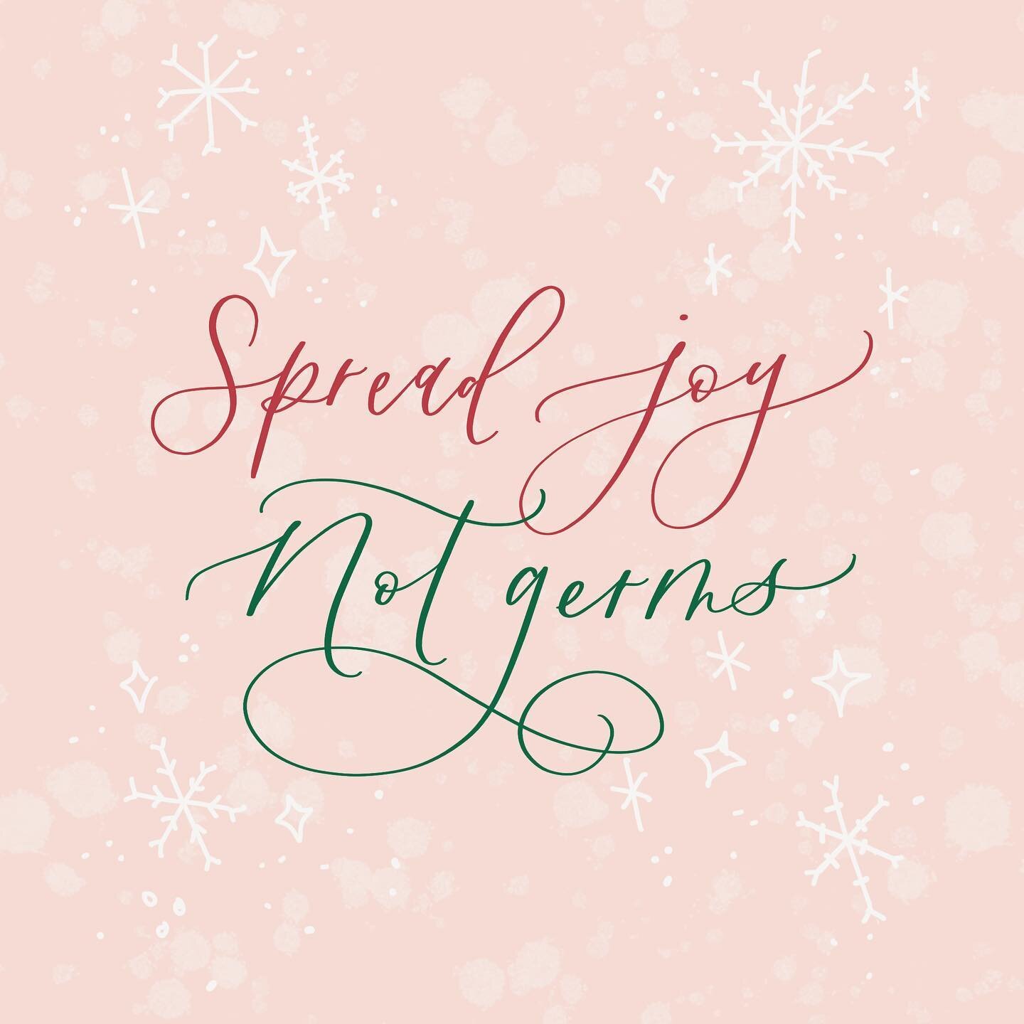 Wishing you and yours a safe and joyous holiday! If you&rsquo;re doing the difficult thing and staying home, maybe alone, know that I see you and I thank you, you could be saving a life! ❄️
.
#spreadjoy #washyourhands #christmas2020 #calligraphynerd 