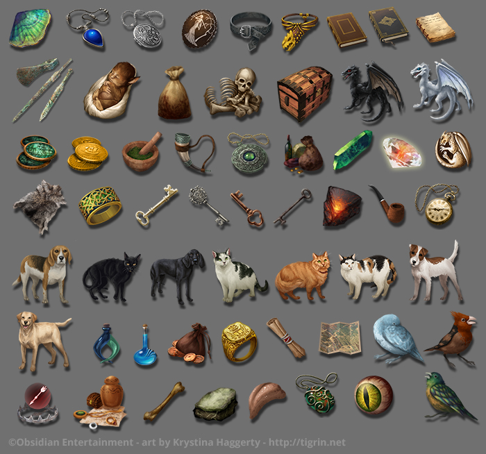 Pillars of Eternity item icons