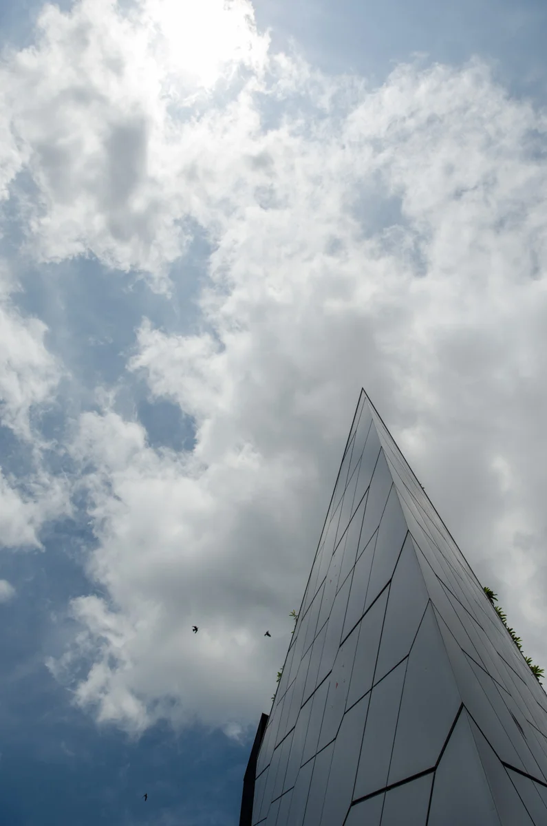 Glass Blade in the Sky