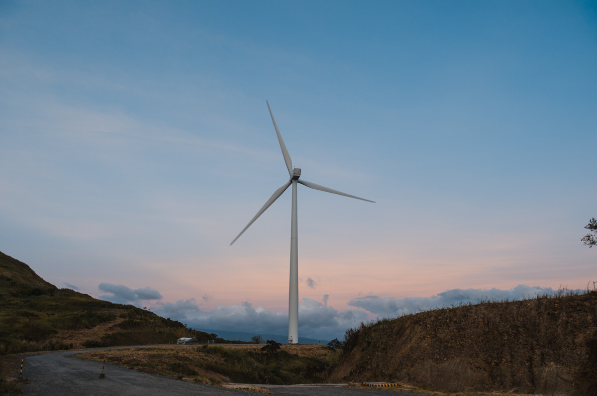 Windmill and a Pastel Sky