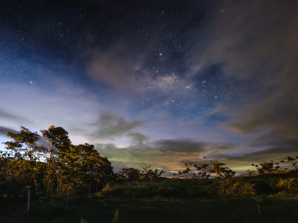 Sunrise and the Galactic Core in Pililla, Rizal