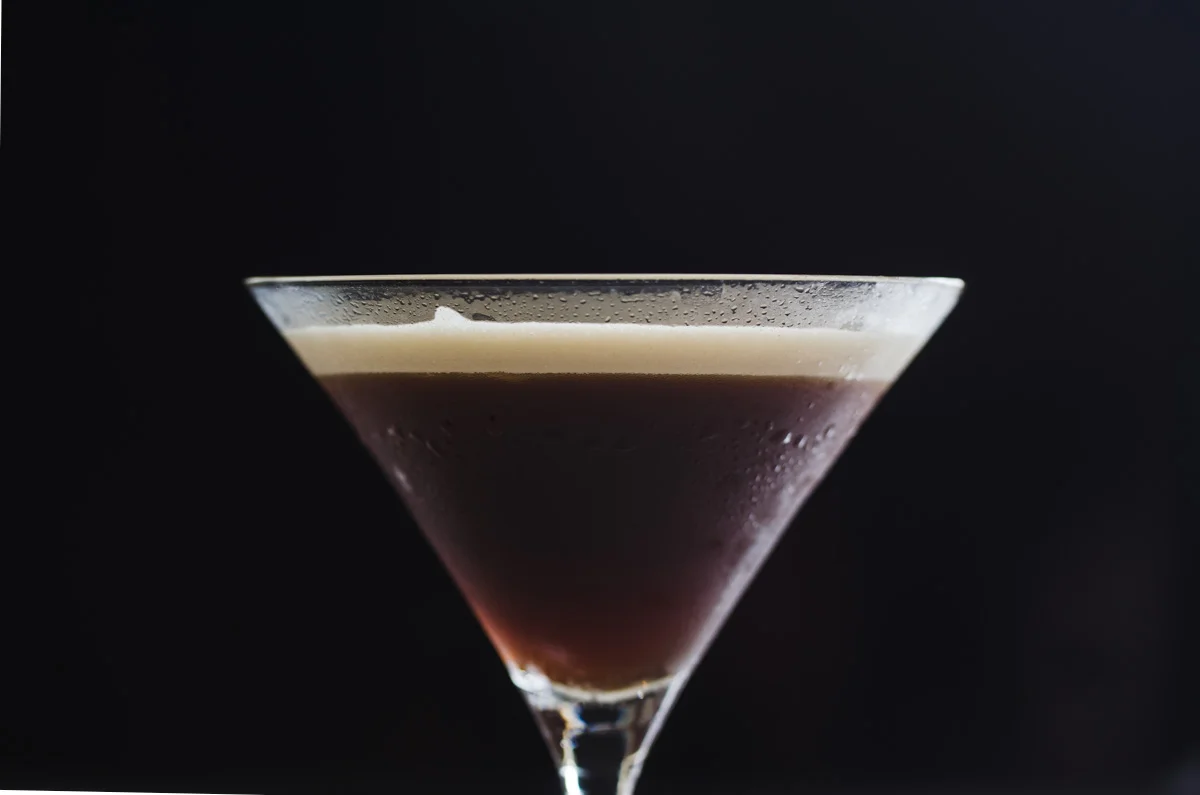 Coffee Martini on Black