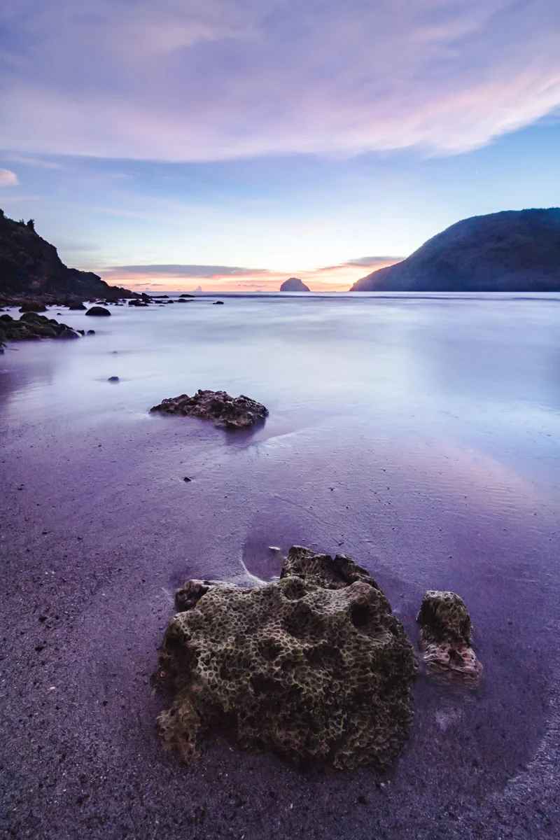 Sunset at Anawangin Cove