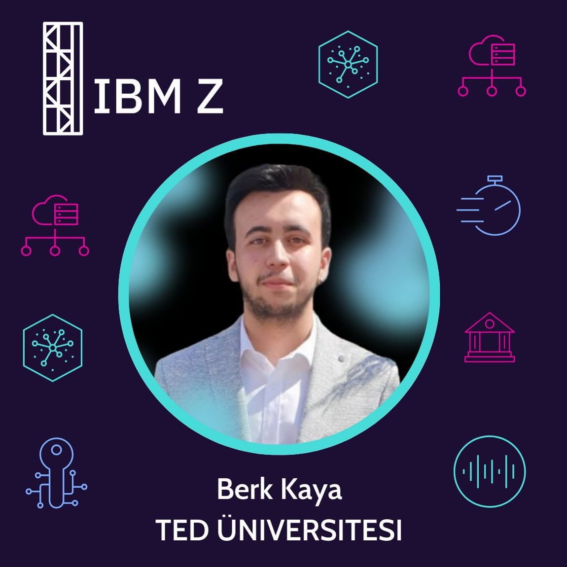 🚀 Meet Berk Kaya from Turkey, a force to be reckoned with at TED &Uuml;niversitesi! 🇹🇷 Thrilled to showcase his groundbreaking contributions as an IBM Z Student Ambassador. Thank you for all your hard work! 🌟 
.
.
.
.
#IBMZ #YourBigYear #IBMZStud