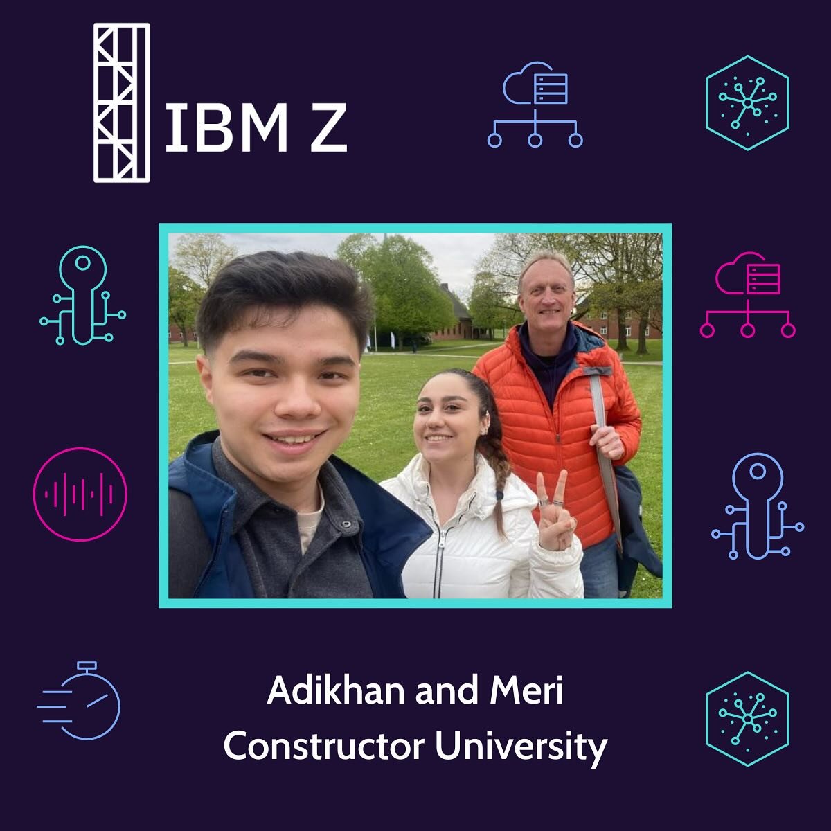 Shoutout to Adikhan and Meri at Constructor University in Bremen, Germany who hosted Redelf Jan&szlig;en and zSystems Brand Technical Specialist at IBM Germany this week! 🇩🇪 

Check out this post which includes a sneak peak on engaging students nex