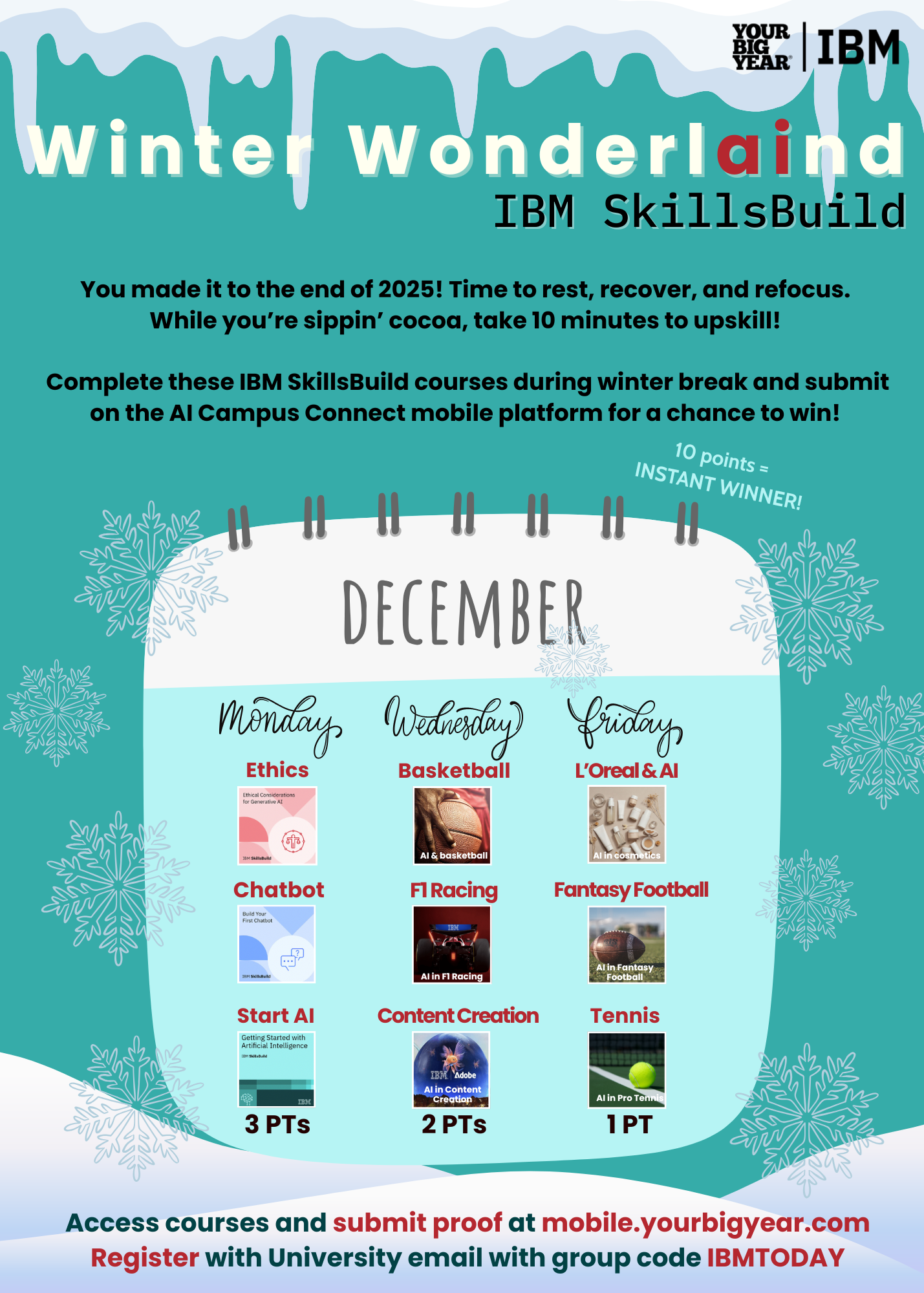 Winter Wonderland December Graphic