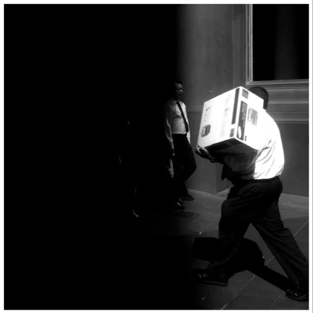 #street #shadows #Sydney  (Taken with Instagram at Commonwealth Bank - Martin Place)