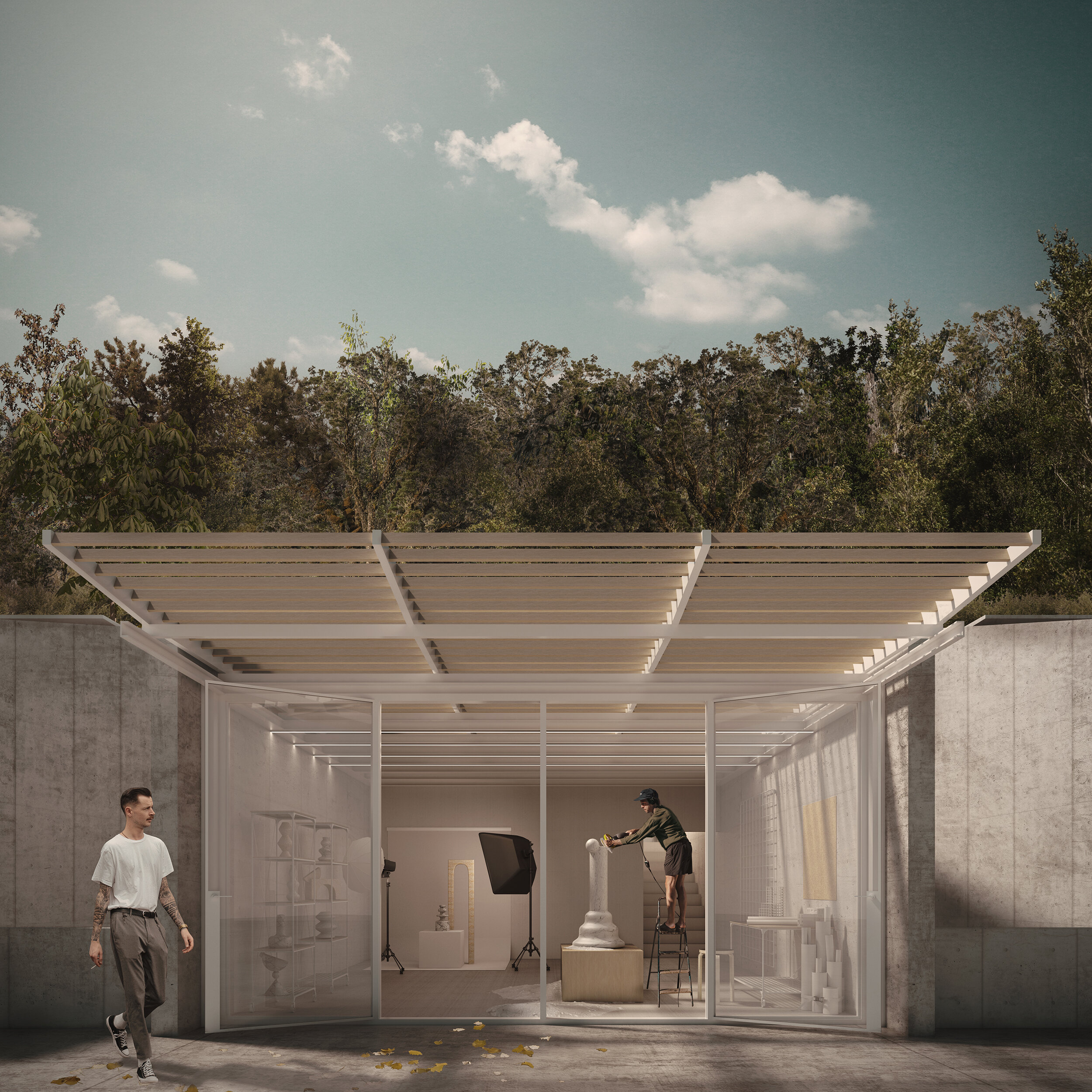 llabb_Hill of Arts_ render Atelier_2020