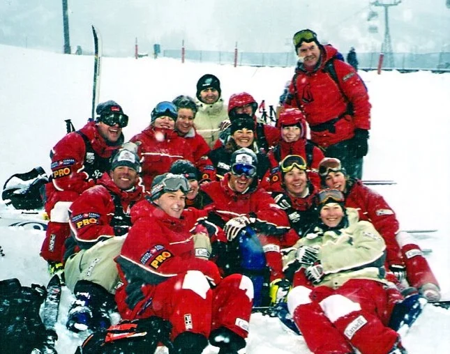 Mandi hayes seen with the canadian freestyle ski team
