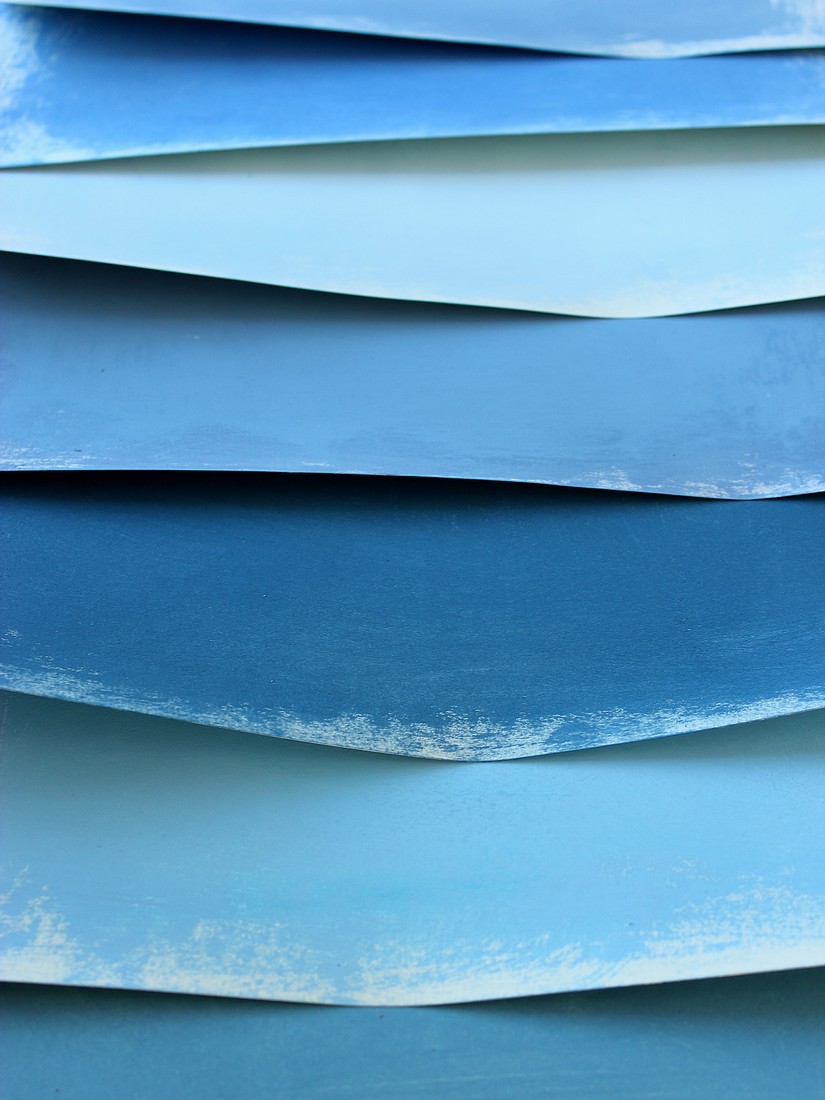 Bluue Paper Sheets, 2014