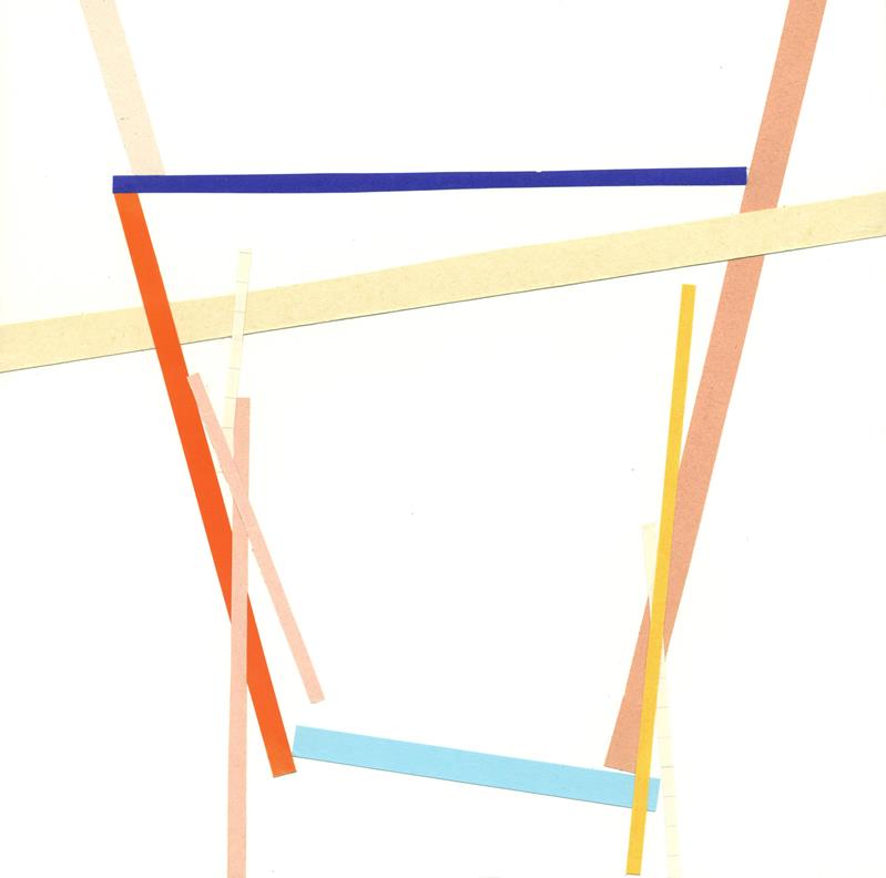 Out of office 2 , 2015, analogue collages , 25,4 x 25,4 cm